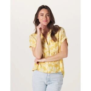 The Normal Brand Sunny Yellow Floral Shirt
